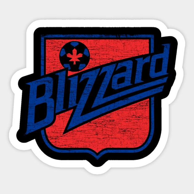 Toronto Blizzard Vintage Sticker by zurcnami